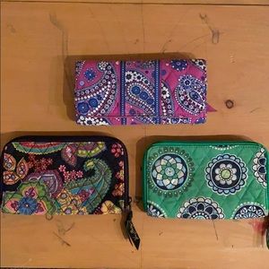 Vera Bradley wallets (sold individually)